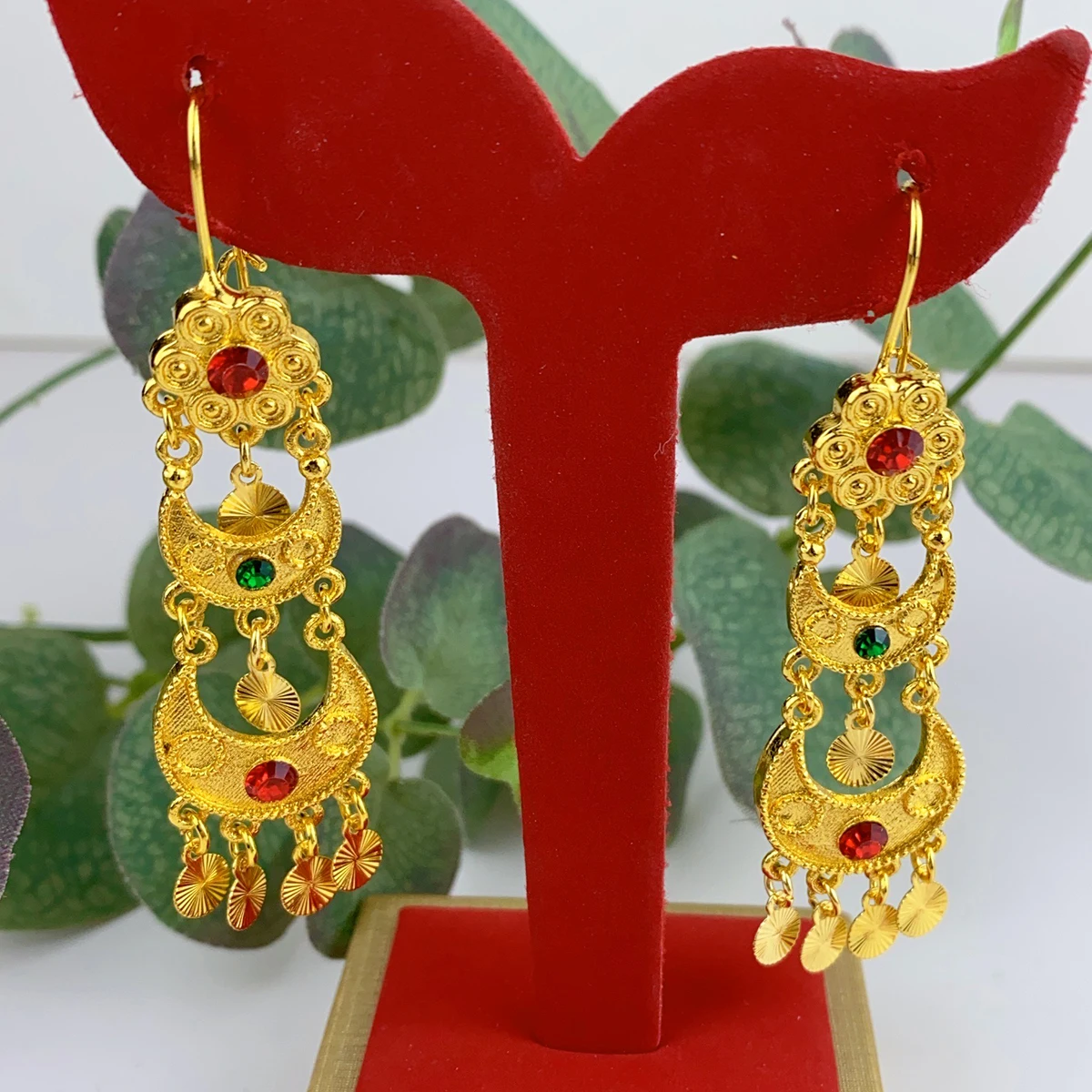 Women Accessories Dubai - Indian Drop Dangle Oorbellen Sieraden Voor