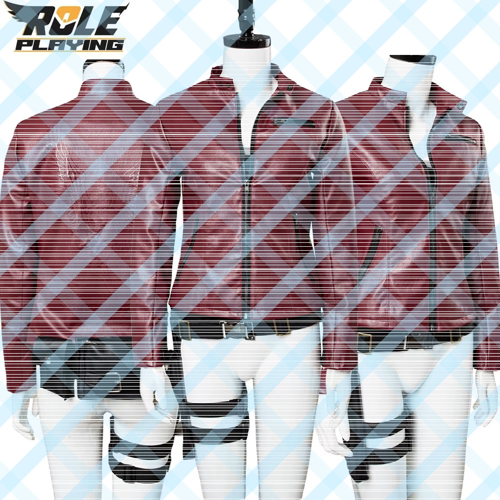 Women'S Red Accessories - Claire Redfield Cosplay Rode Jas Vest