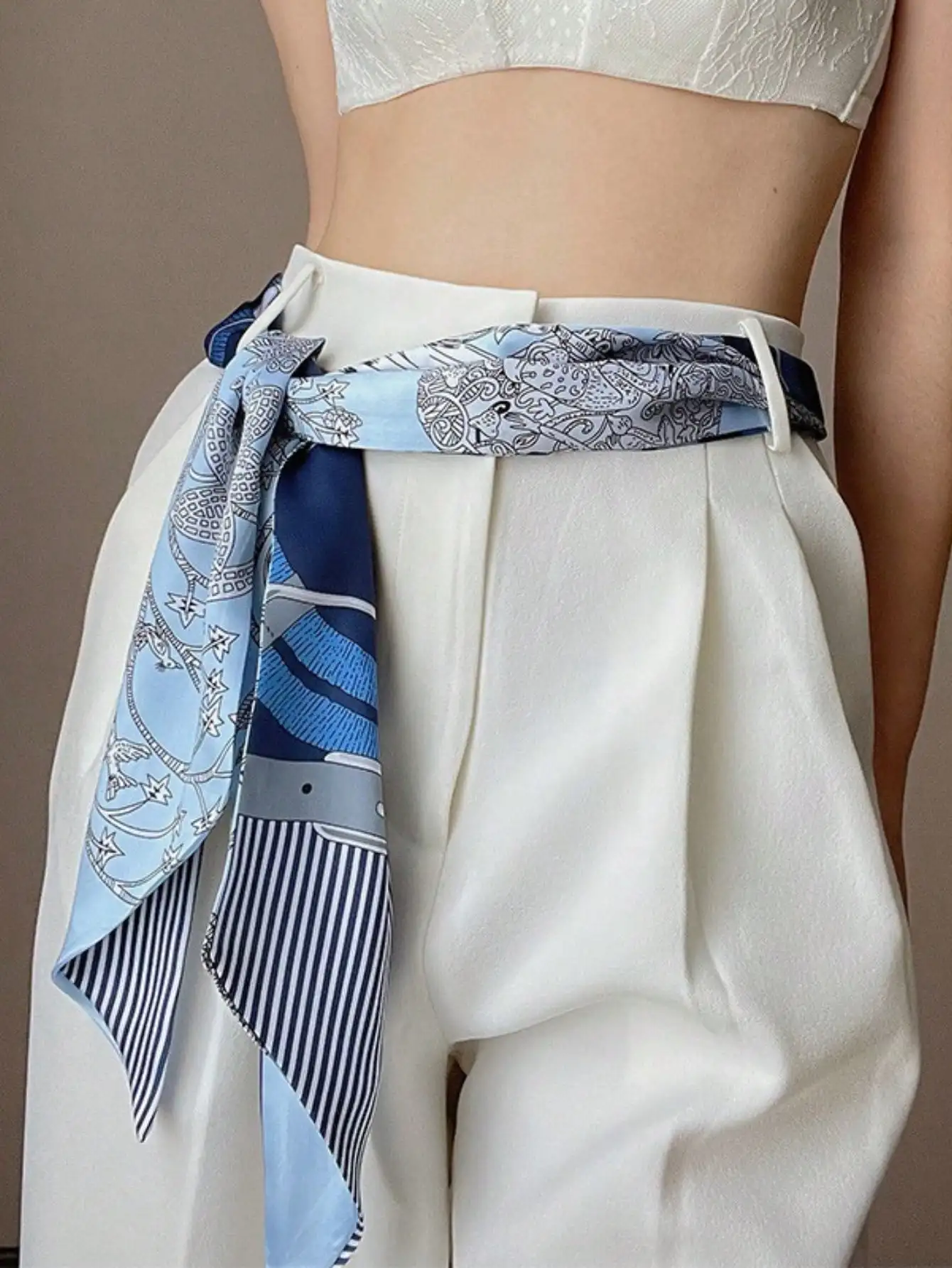 Dames lente/zomer casual kunst - Silk Scarf Square recensie en prijs