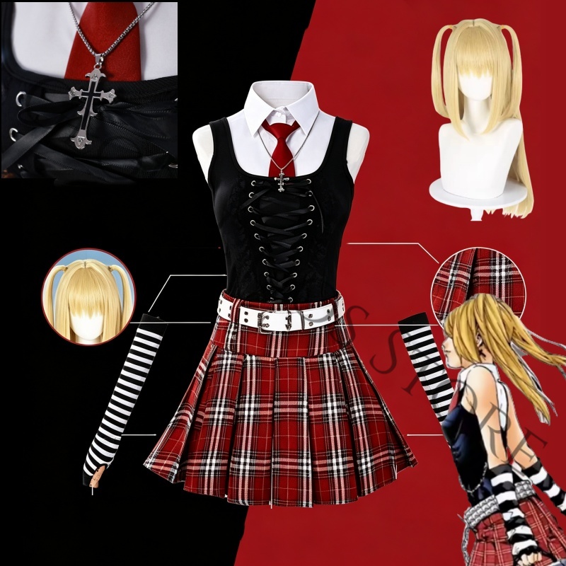 Anime Misa Amane Misamisa Cosp - Women'S Red Accessories recensie en prijs