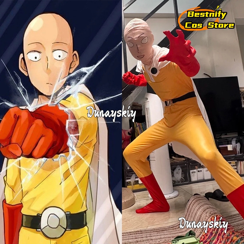 Saitama MAN Cosplay Jumpsuit K - Women'S Red Accessories recensie en prijs