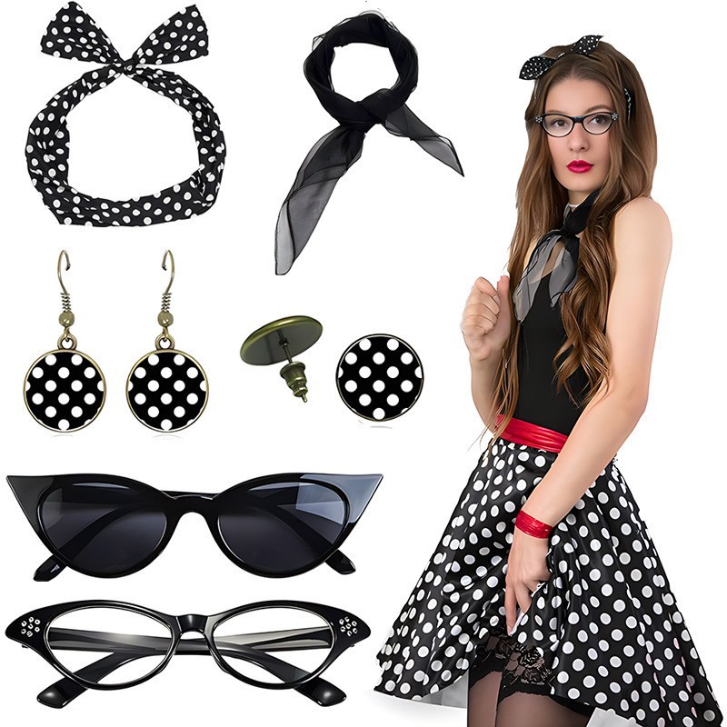 Carnaval Jaren 50 Party Polka  - Women'S Accessories In The 1950S recensie en prijs