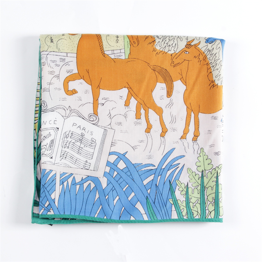 POBING Zijde Kasjmier Sjaal Vr - Silk Scarf Square recensie en prijs